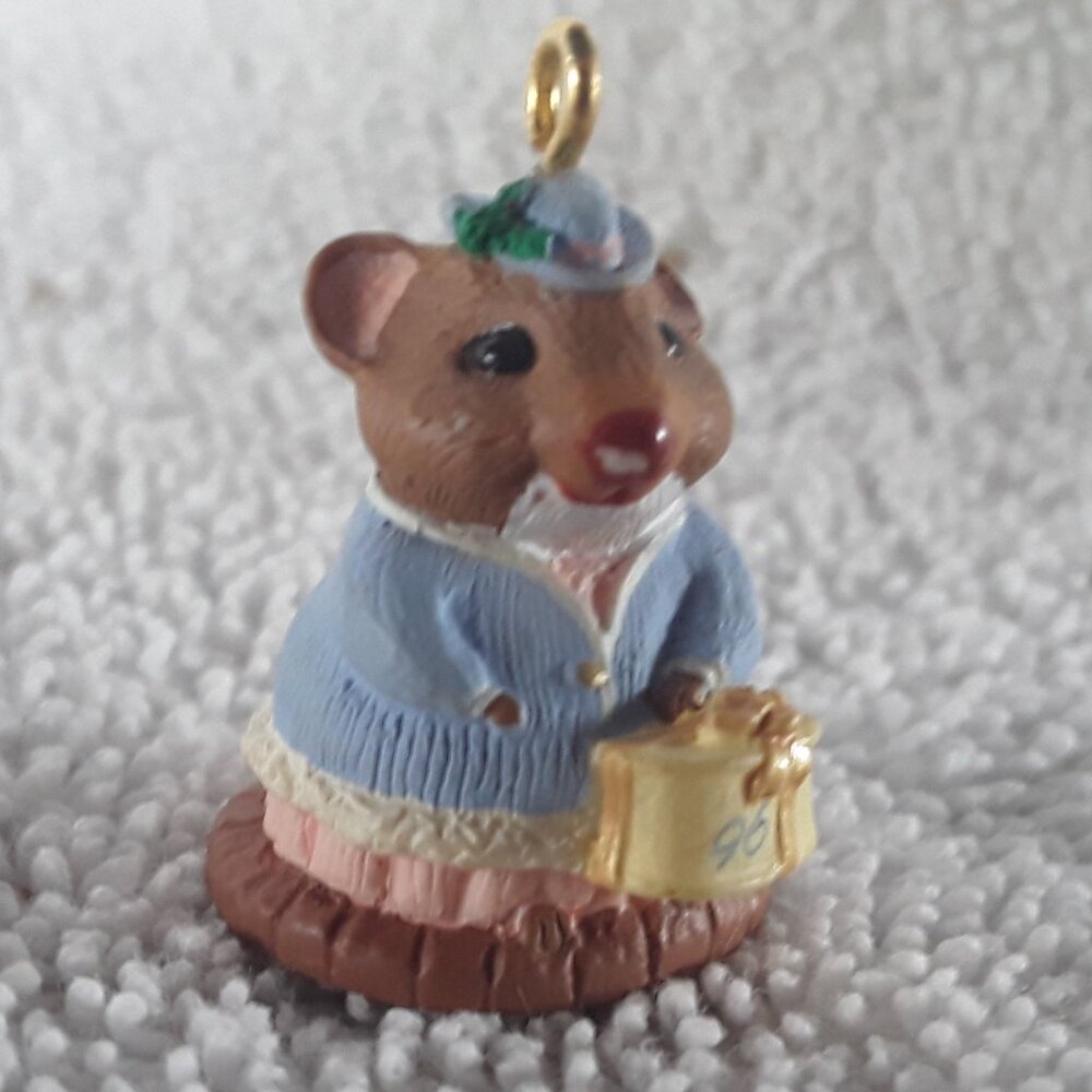 Hallmark Miniature Ornament- Hattie Chapeau, 1996